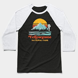 Retro Vintage Yellowstone National Park Baseball T-Shirt